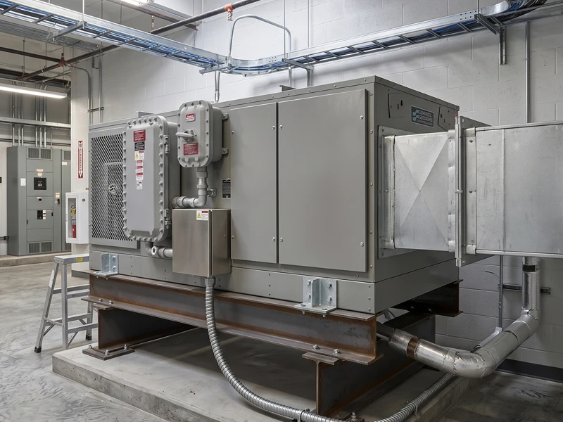 Explosion-proof HVAC unit — Zone 1 ATEX AC support Abu Dhabi oilfield UAE